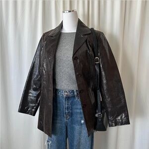Vintage Tribeca studio 100% Leather Brown small.